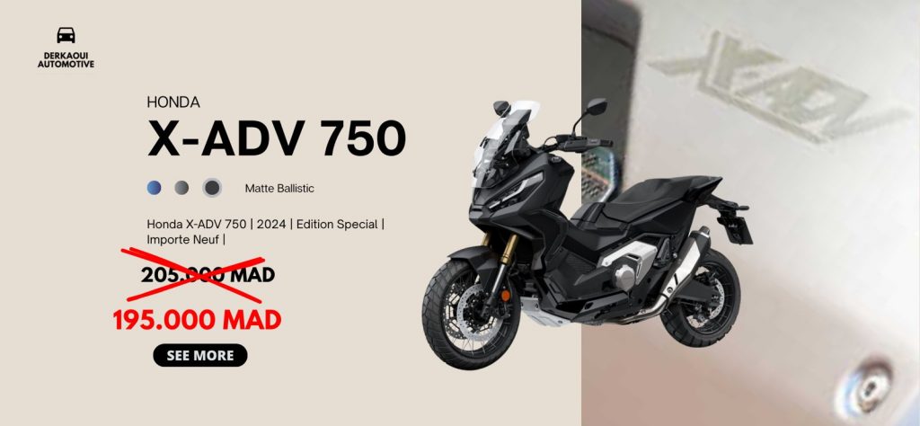 promotion xadv 750 ocasion tanger